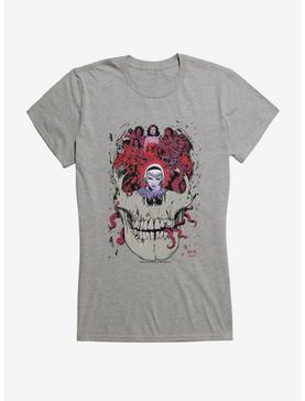Chilling Adventures of Sabrina Skull Girls T-Shirt, HEATHER, hi-res