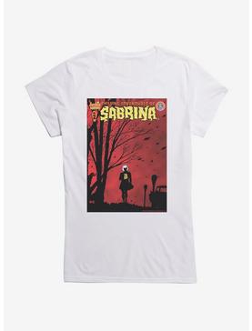 Chilling Adventures of Sabrina Windy Poster Girls T-Shirt, WHITE, hi-res