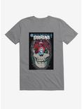 Chilling Adventures of Sabrina Skull Poster T-Shirt , STORM GREY, hi-res