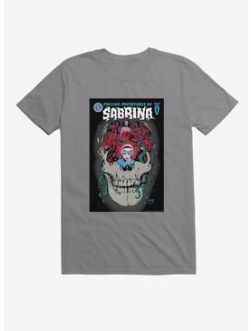 Chilling Adventures of Sabrina Skull Poster T-Shirt , STORM GREY, hi-res