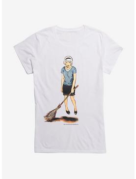 Chilling Adventures of Sabrina Broom Girls T-Shirt, WHITE, hi-res