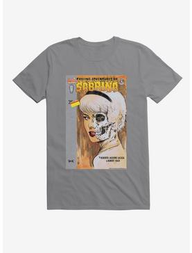 Chilling Adventures of Sabrina Half Skull Face T-Shirt, STORM GREY, hi-res