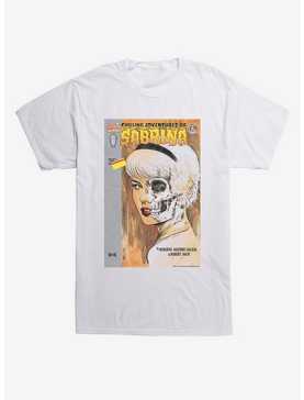 Chilling Adventures of Sabrina Half Skull Face T-Shirt, WHITE, hi-res