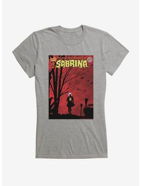 Chilling Adventures of Sabrina Windy Poster Girls T-Shirt, HEATHER, hi-res