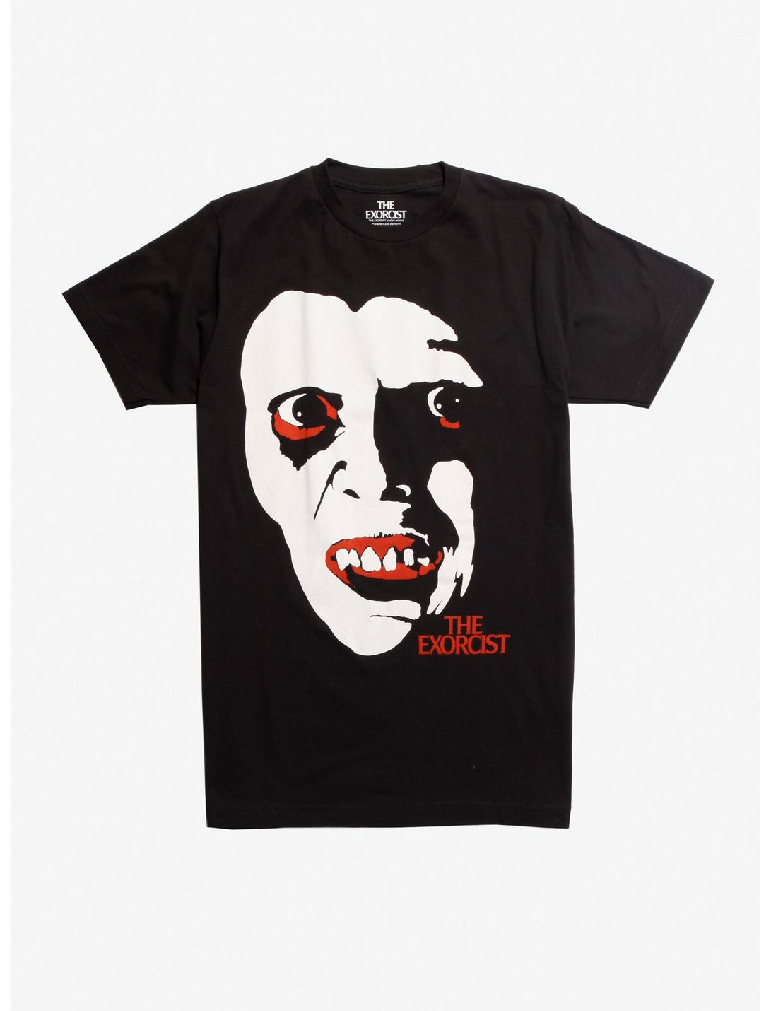 The Exorcist Pazuzu Face T-Shirt, WHITE, hi-res