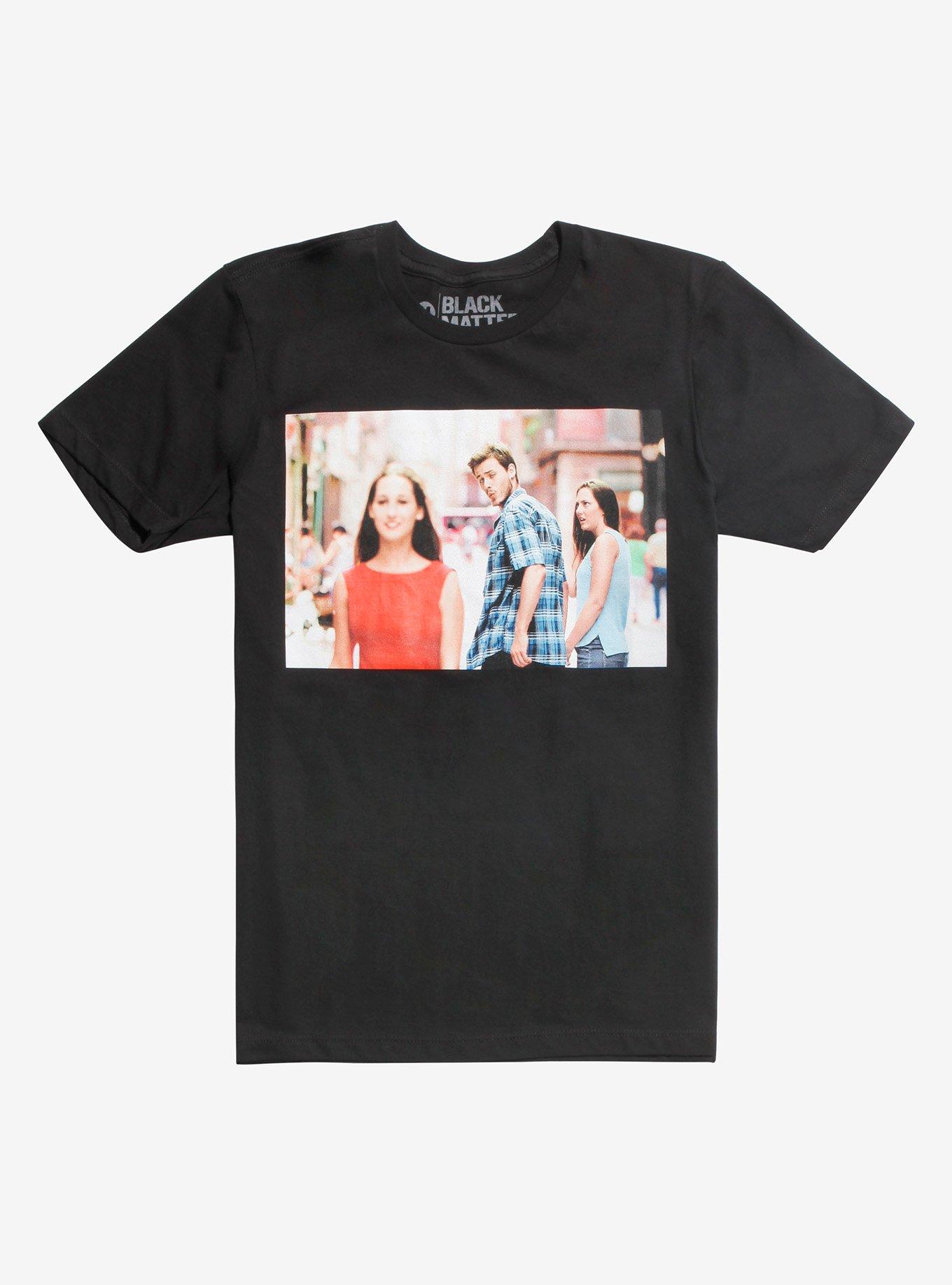 Distracted Boyfriend Meme T-Shirt, MULTI, hi-res