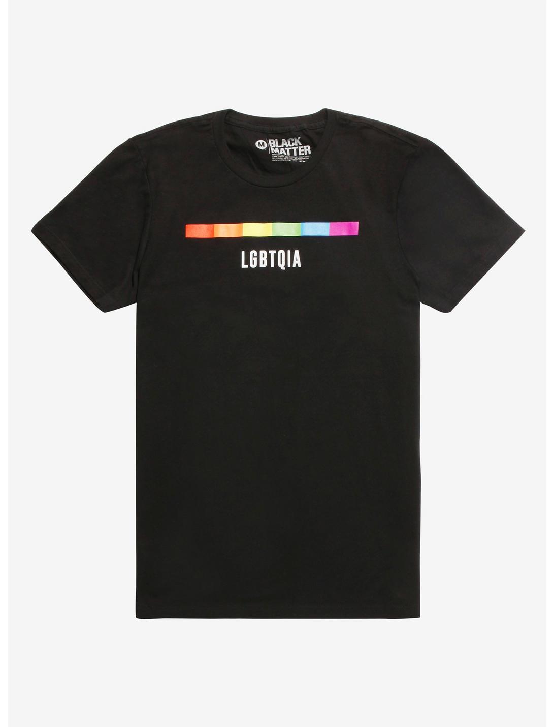 LGBTQIA Rainbow Bar T-Shirt, MULTI, hi-res