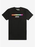 LGBTQIA Rainbow Bar T-Shirt, MULTI, hi-res