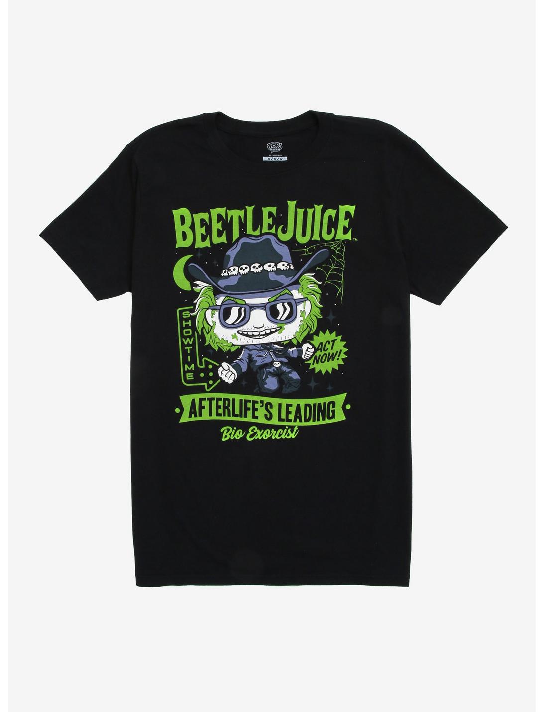 Funko Beetlejuice Pop! Tees Beetlejuice TV Box T-Shirt, MULTI, hi-res