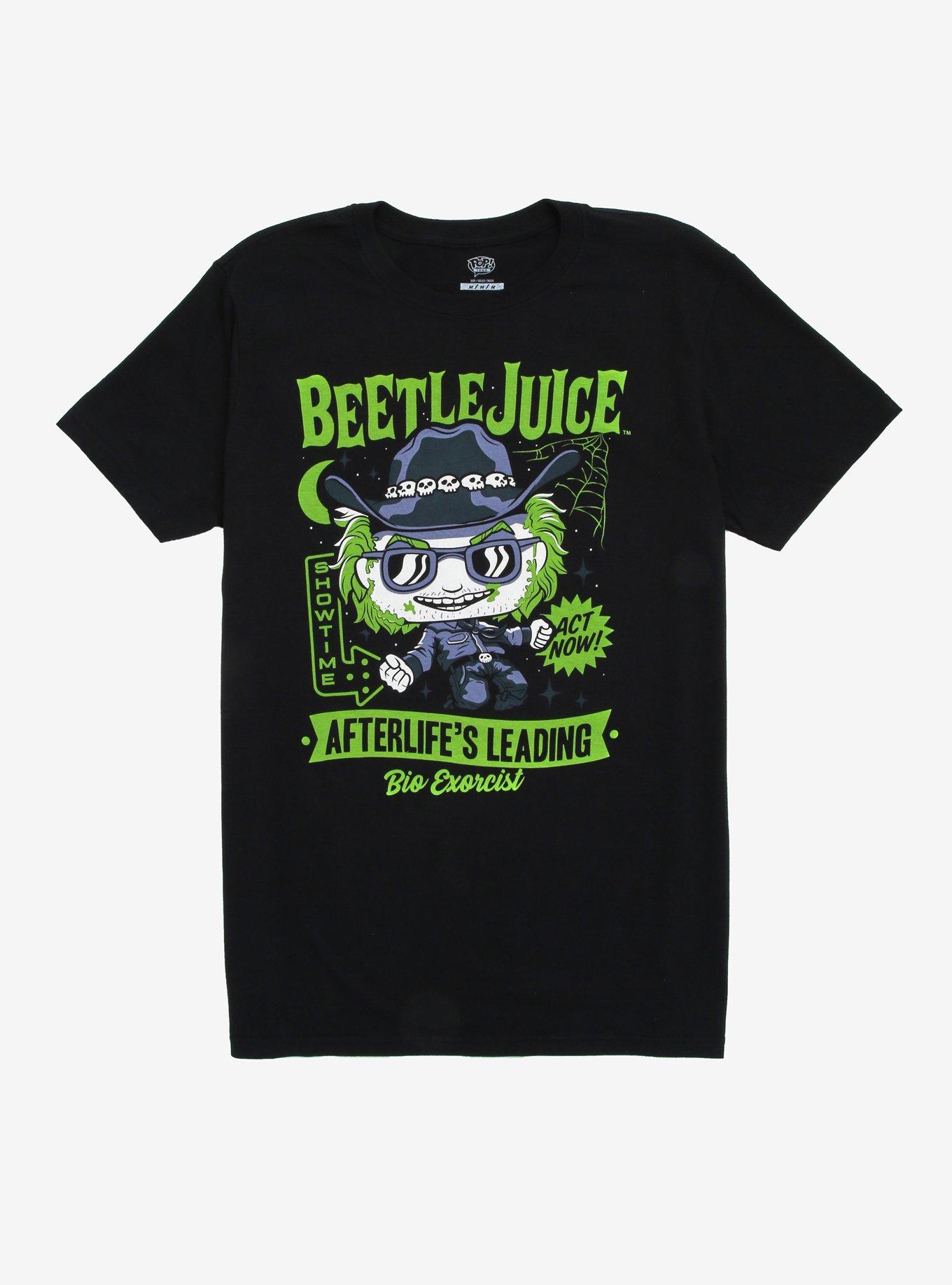 Funko Beetlejuice Pop! Tees Beetlejuice TV Box T-Shirt, MULTI, hi-res