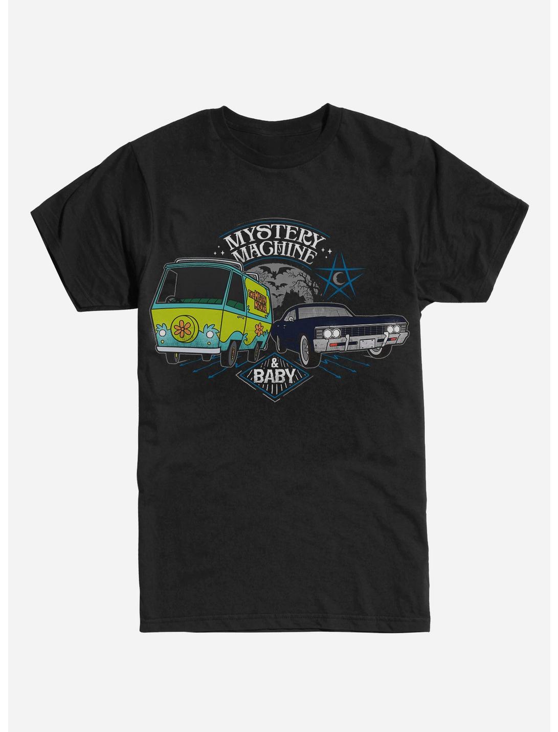 Supernatural Scoobynatural Mystery Machine T-Shirt, BLACK, hi-res