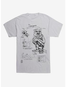 Fantastic Beasts Demiguise Sketches T-Shirt, , hi-res