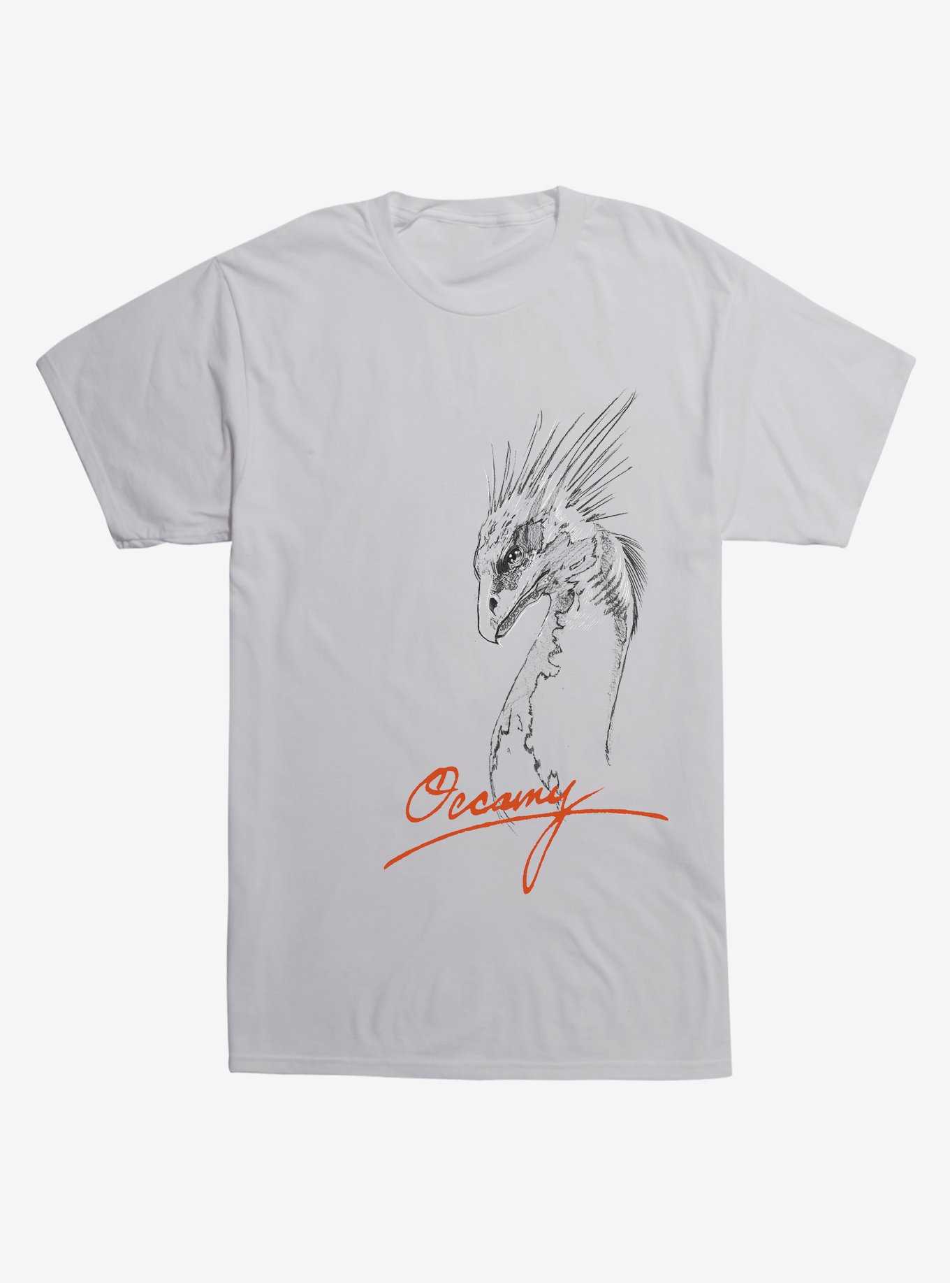 Fantastic Beasts Occamy Head Sketch T-Shirt, , hi-res