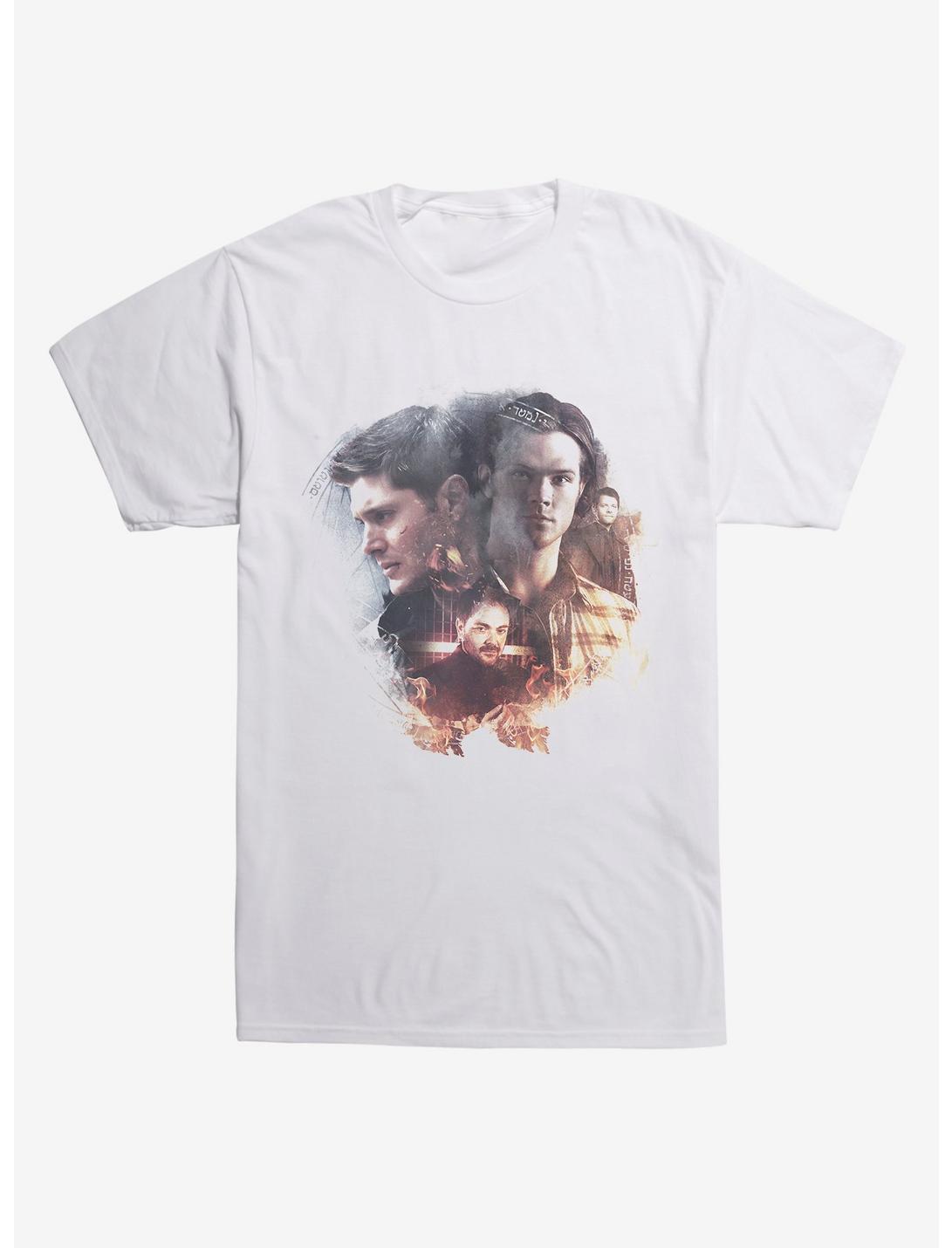 Supernatural Sam Dean And Crowley T-Shirt, , hi-res