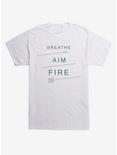 DC Comics Arrow Breathe Aim Fire T-Shirt, WHITE, hi-res