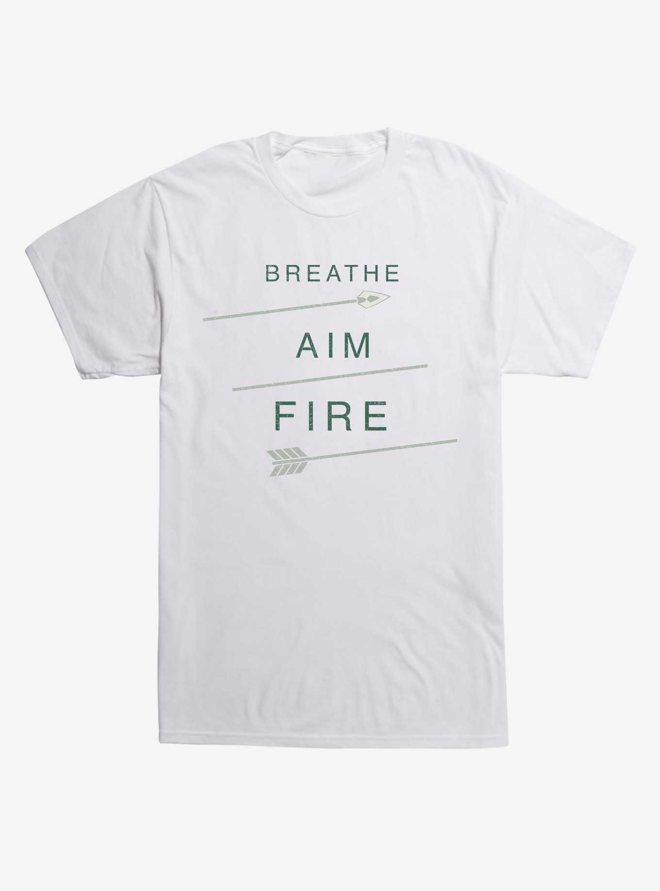 DC Comics Arrow Breathe Aim Fire T-Shirt, , hi-res