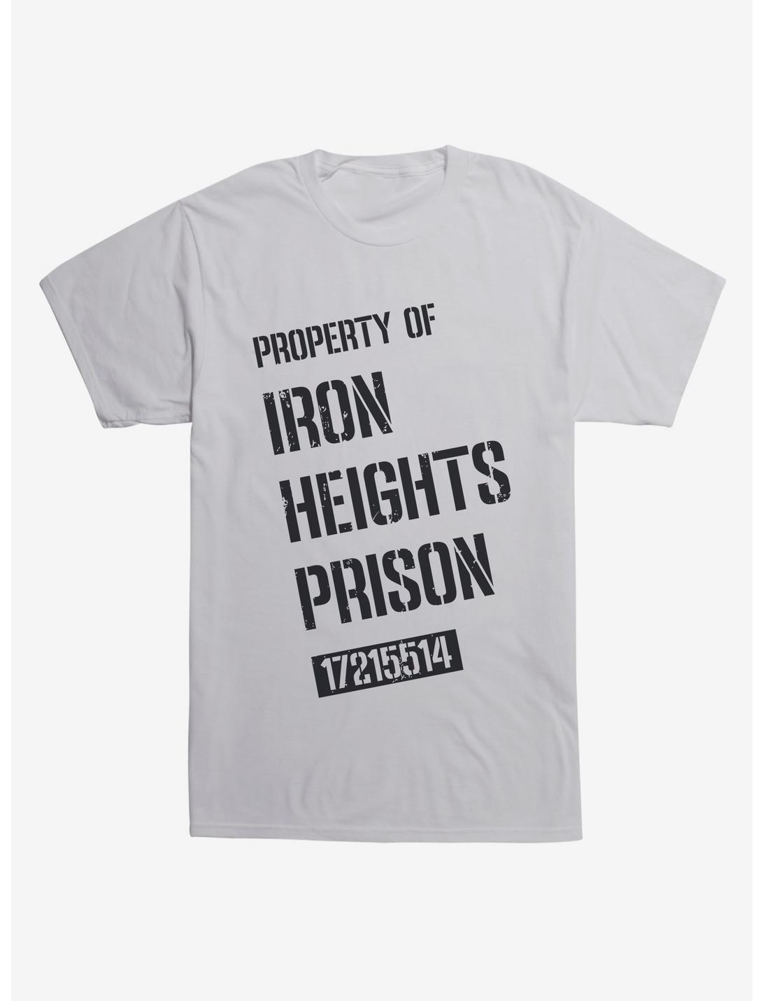 DC Comics Arrow Iron Heights Prison T-Shirt, LIGHT GREY, hi-res