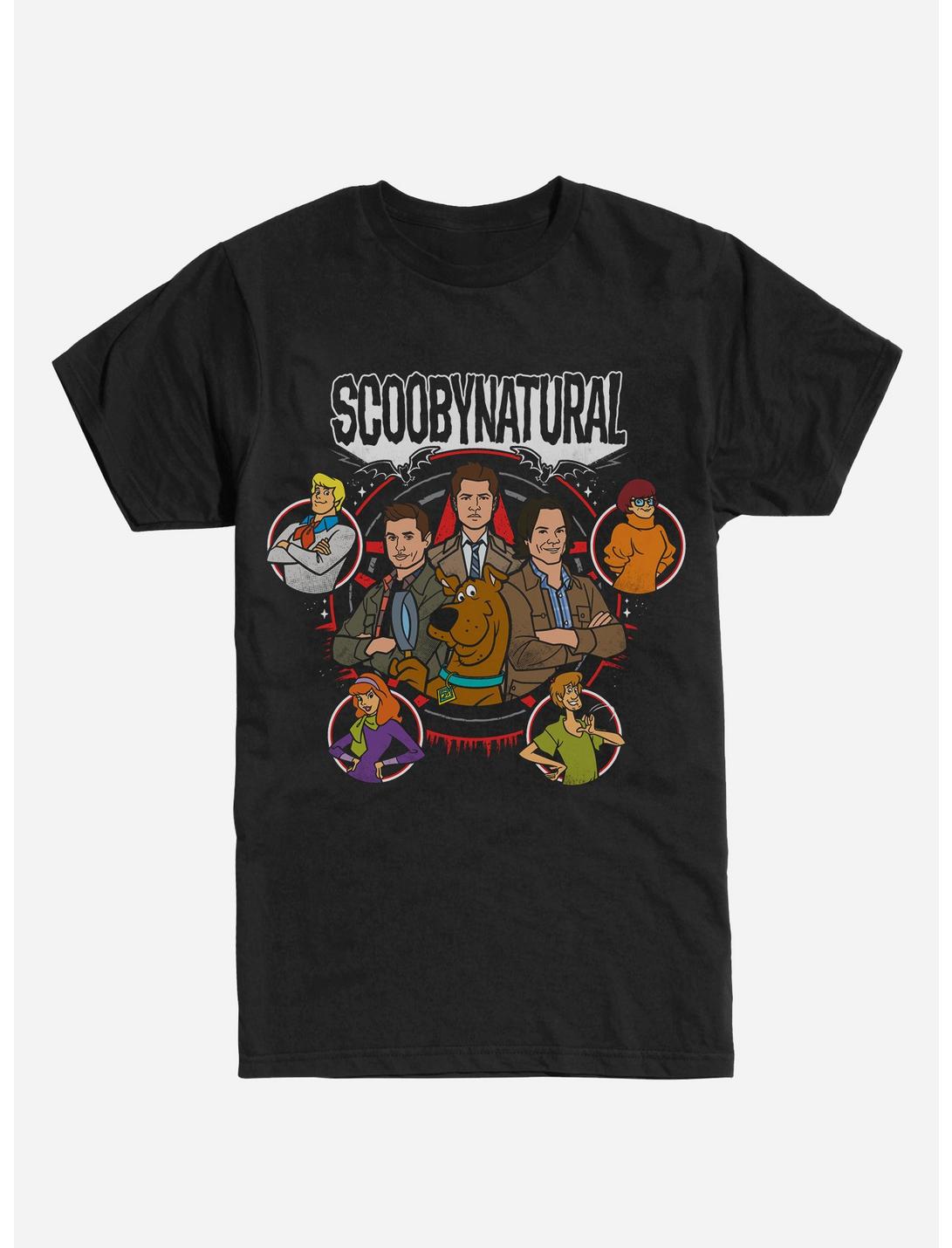 Supernatural Scoobynatural Gang T-Shirt, BLACK, hi-res
