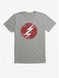 DC Comics The Flash Distressed Bolt T-Shirt, HEATHER GREY, hi-res