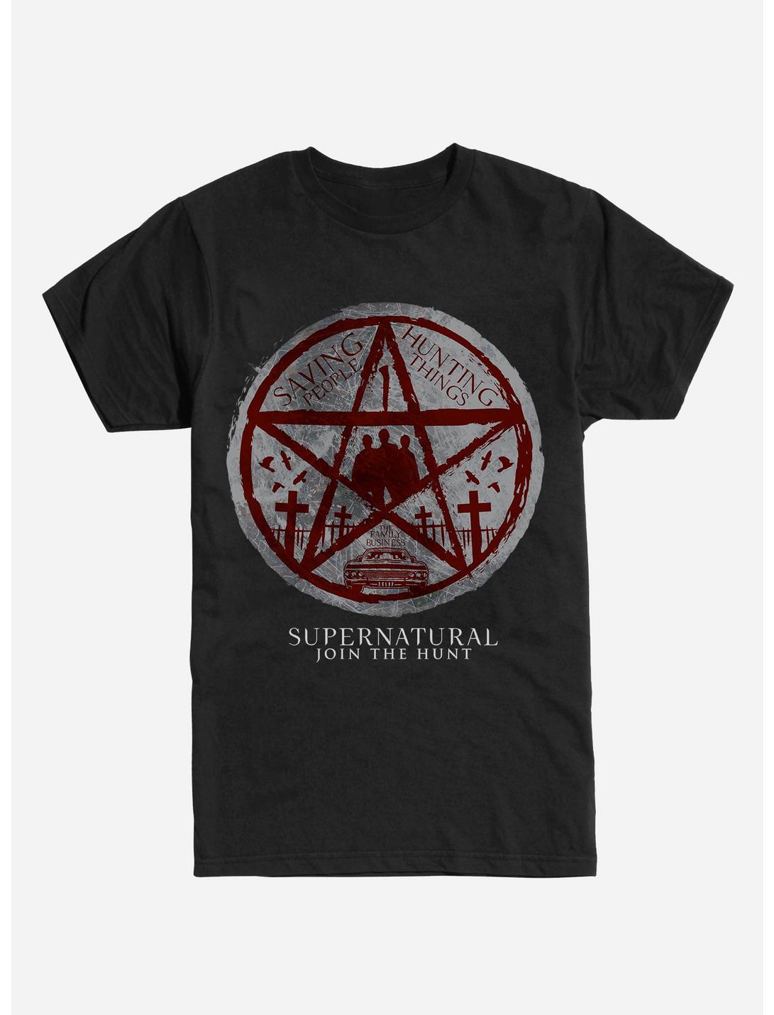 Supernatural Saving People T-Shirt, BLACK, hi-res