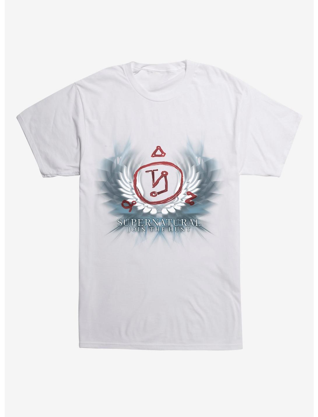 Supernatural Symbols T-Shirt, WHITE, hi-res
