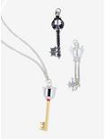 Disney Kingdom Hearts Interchangeable Keyblade Charm Necklace - BoxLunch Exclusive, , hi-res