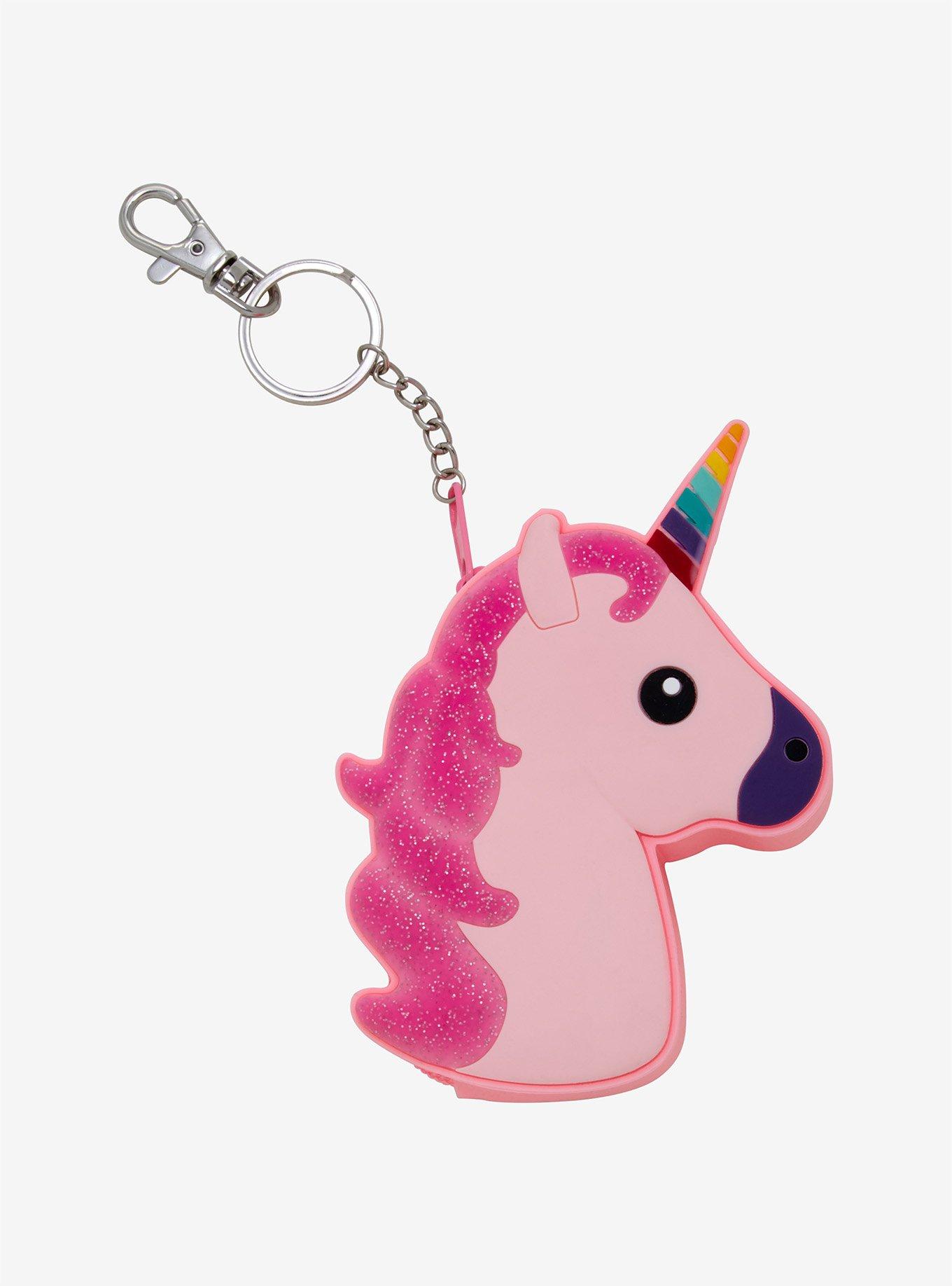Unicorn Coin Purse Key Chain, , hi-res