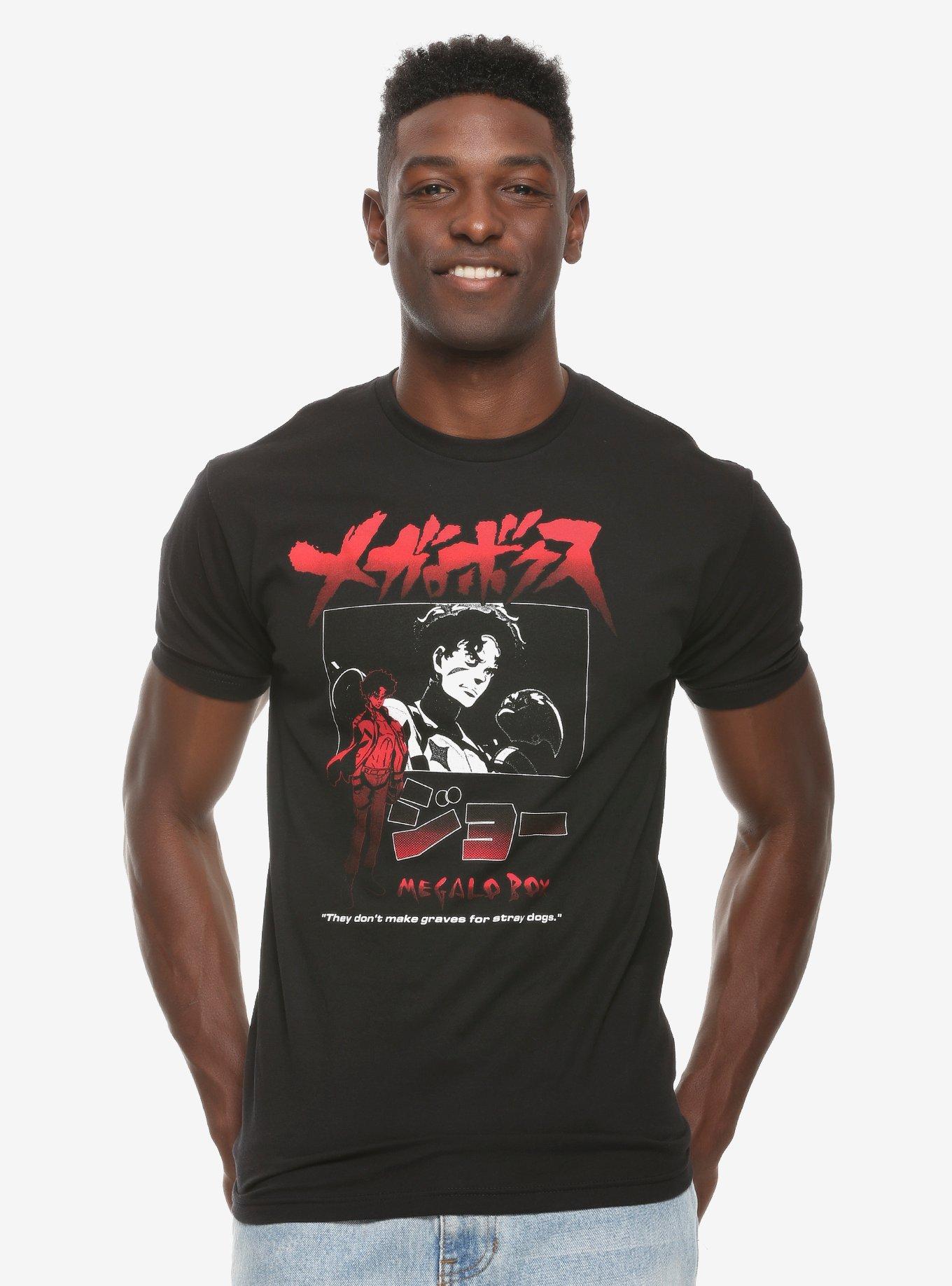Megalo Box Joe T-Shirt - BoxLunch Exclusive, BLACK, hi-res