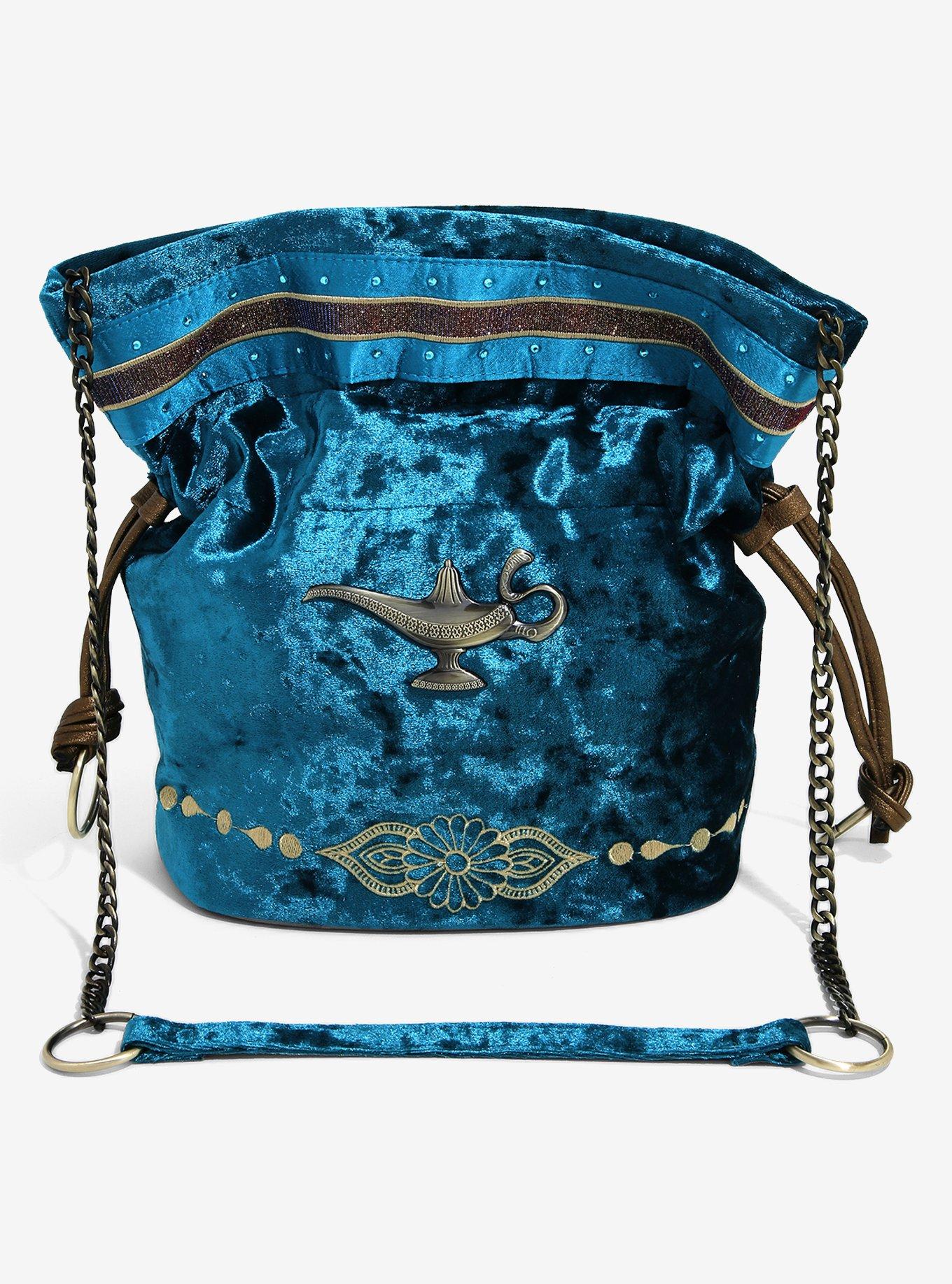 NWT Loungefly Disney Stitch Shoppe Aladdin deals Genie Magic Lamp Crossbody