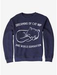 Cat Nip Sweatshirt, NAVY, hi-res