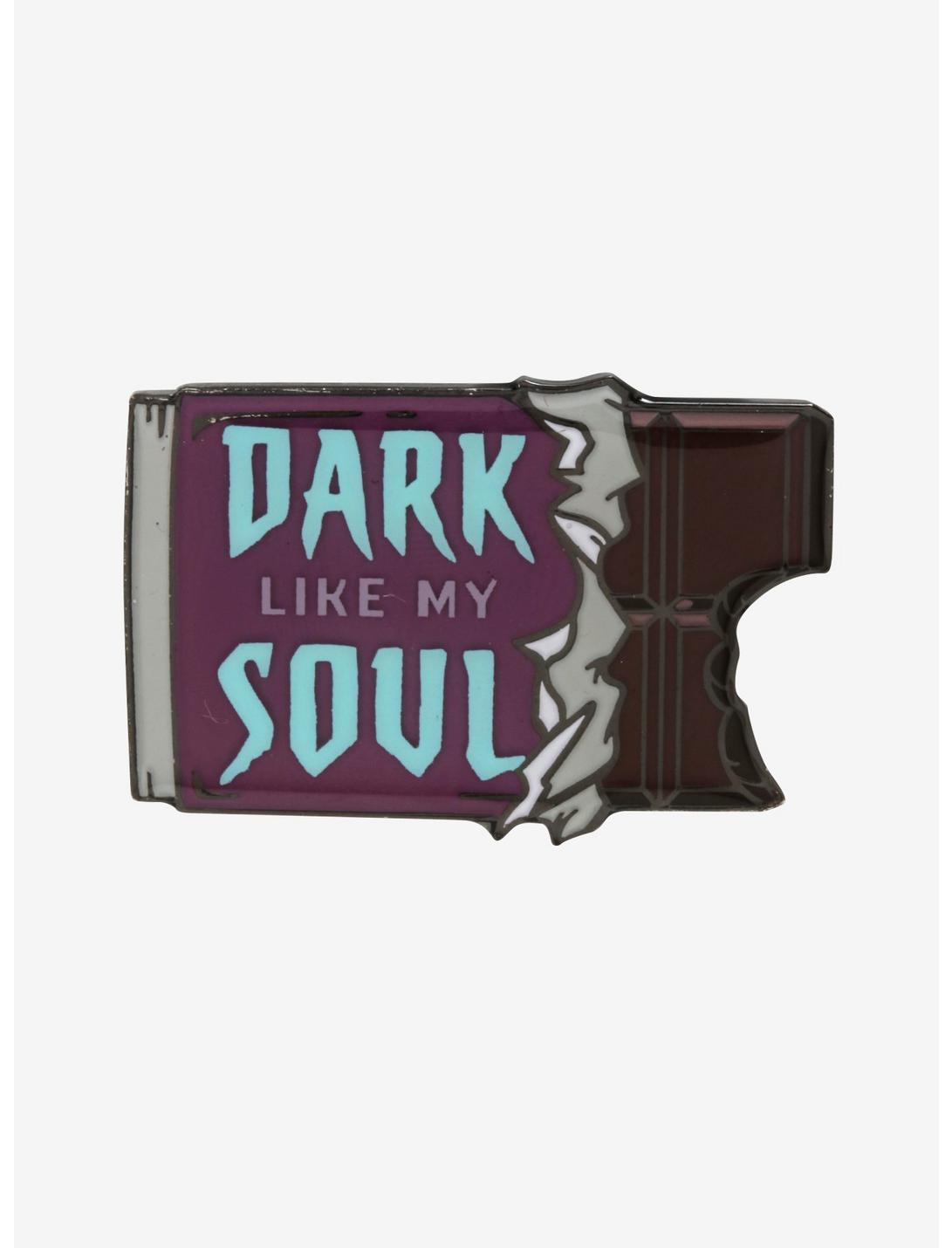 Dark Soul Chocolate Bar Glow-In-The-Dark Enamel Pin, , hi-res