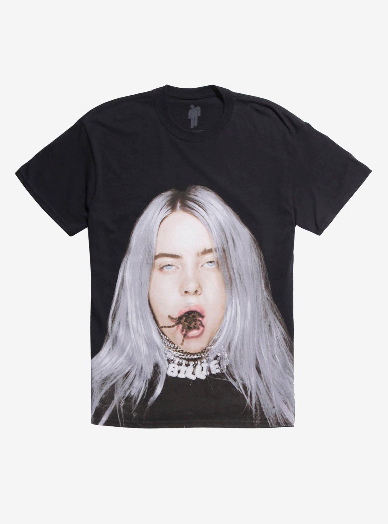 Billie Eilish Tarantula Mouth T Shirt Hot Topic