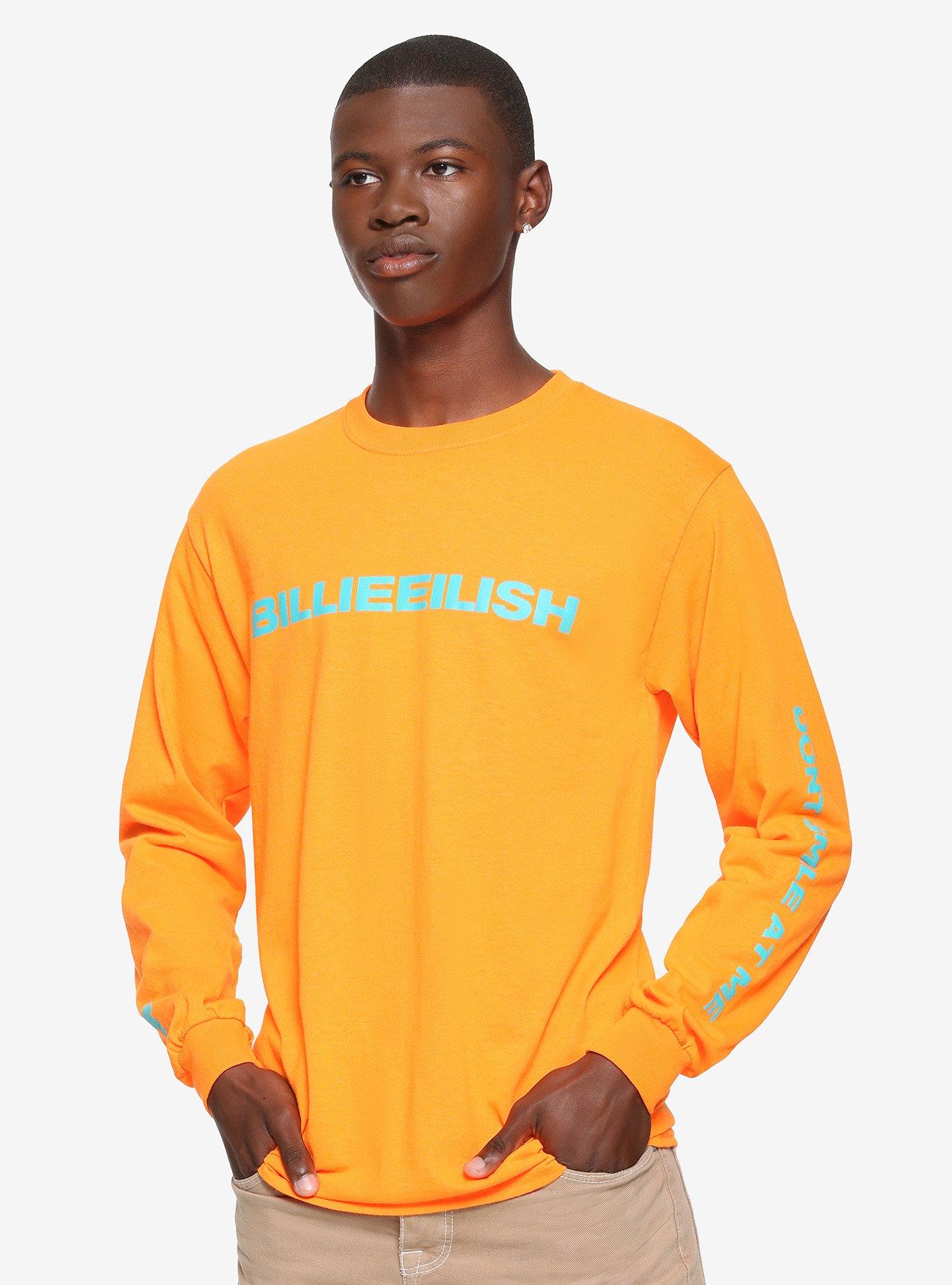 Billie eilish t shirt hot sale orange