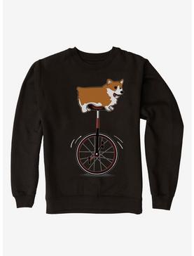 Unicycle Corgi Sweatshirt, , hi-res