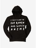 Eat Ramen Hoodie, BLACK, hi-res