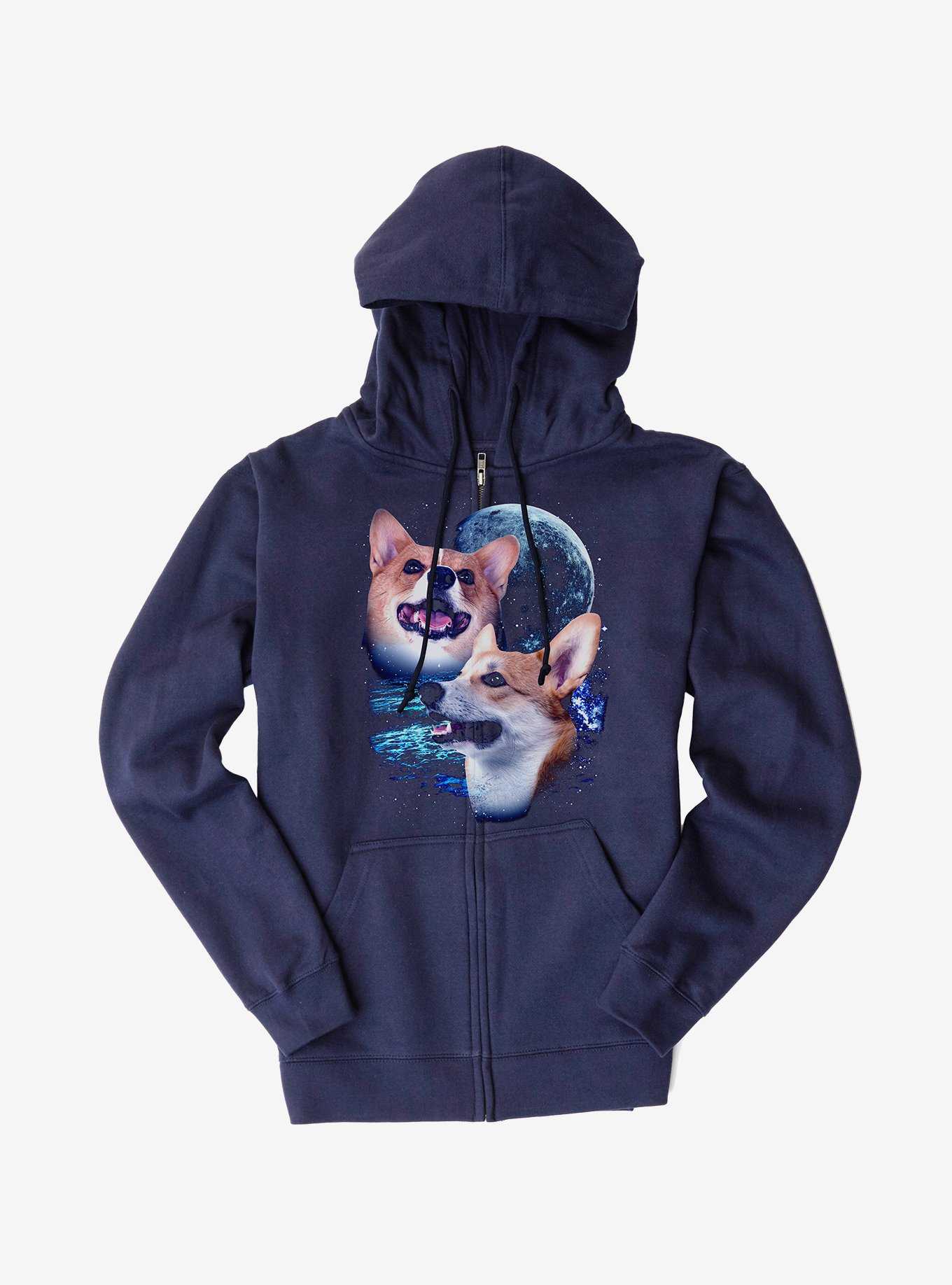 Space Corgi Hoodie, , hi-res