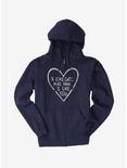 I Like Cats Hoodie, NAVY, hi-res