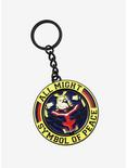 My Hero Academia All Might Symbol of Peace Spinning Enamel Keychain - BoxLunch Exclusive, , hi-res