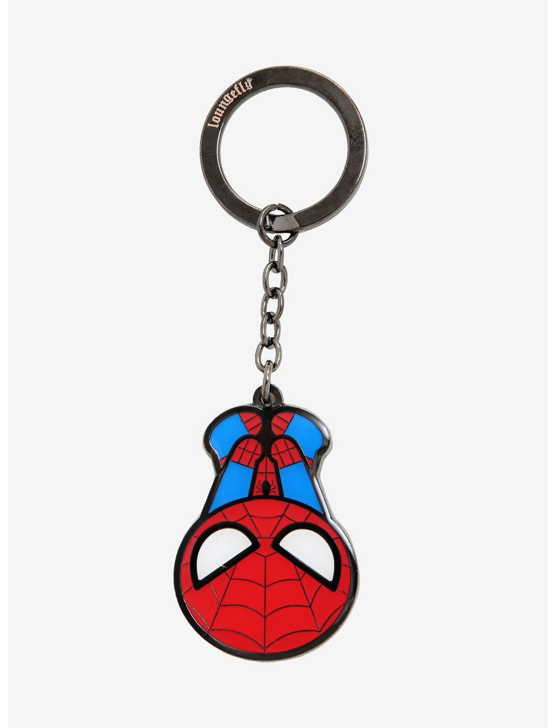 Loungefly Marvel Spider-Man Chibi Keychain - BoxLunch Exclusive, , hi-res