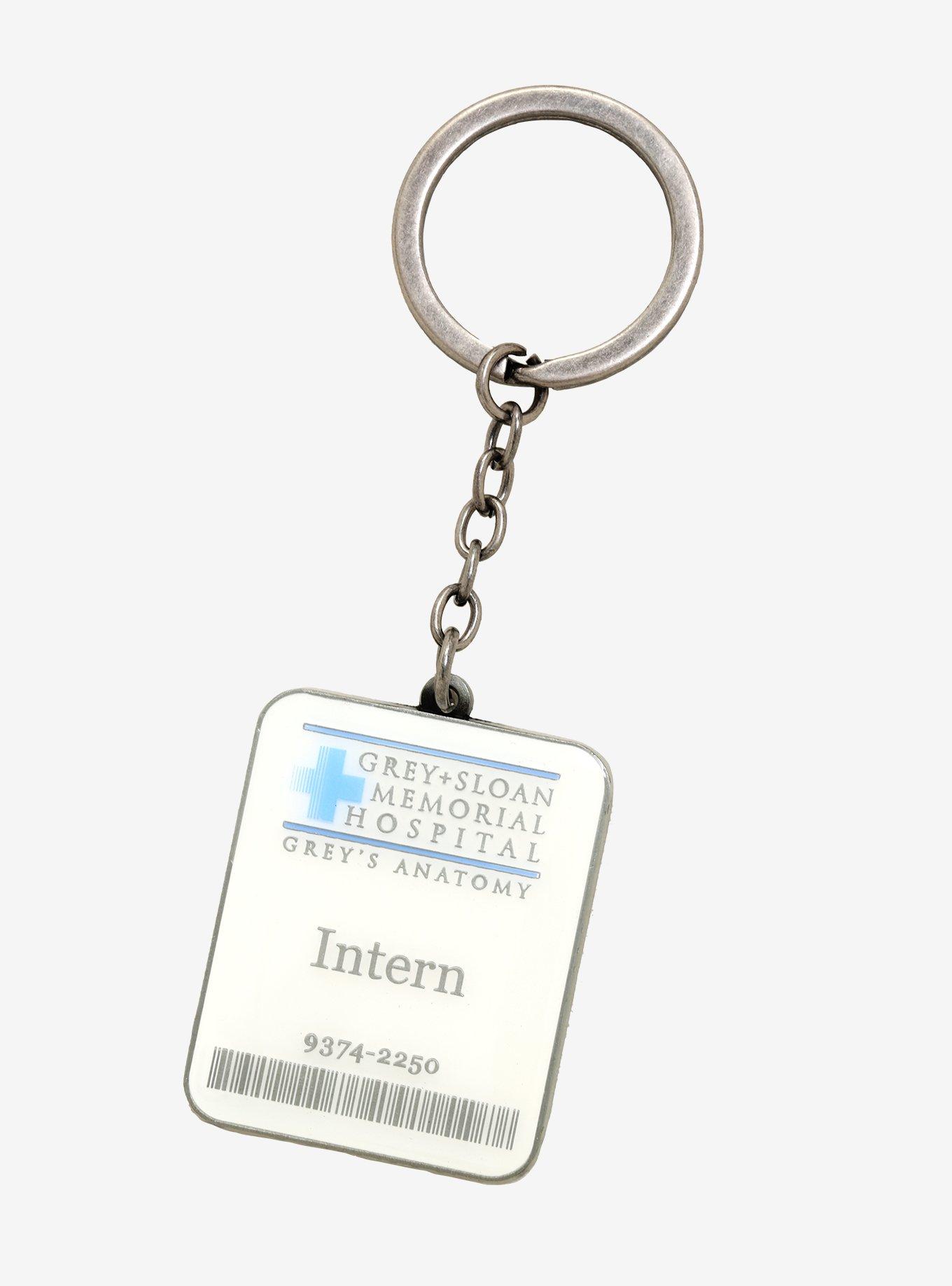 Loungefly Grey's Anatomy Intern Keychain - BoxLunch Exclusive, , hi-res
