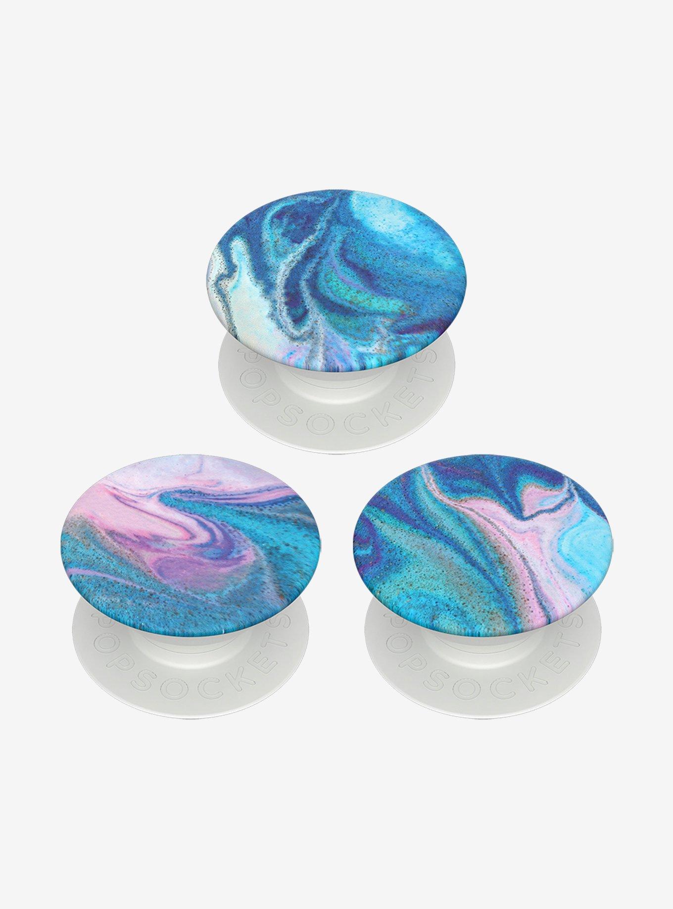 PopSockets Pop Minis Blue Swirl Phone Grip & Stand 3 Pack, , hi-res view 1