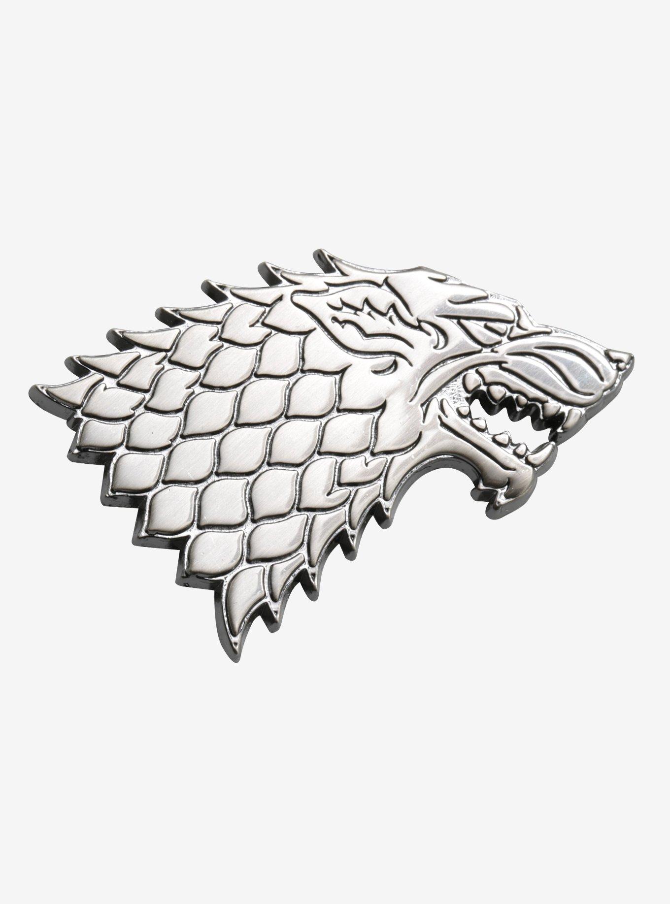 Game Of Thrones House Stark Sigil Enamel Pin, , hi-res