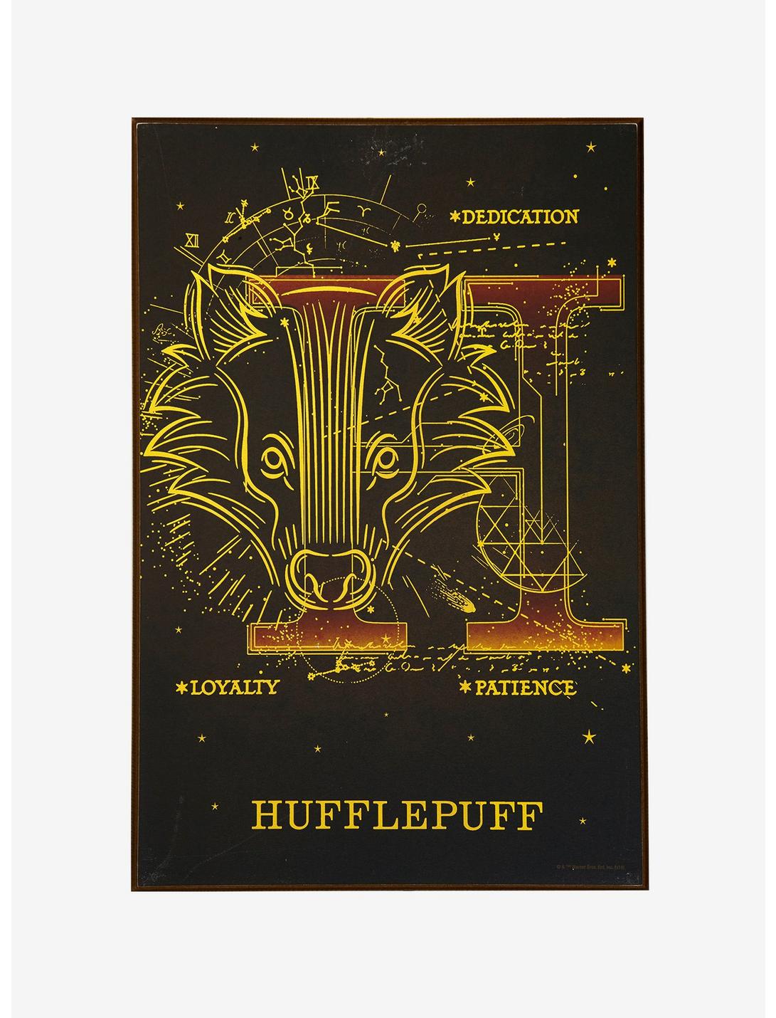 Harry Potter Hufflepuff Constellation Wood Wall Art, , hi-res