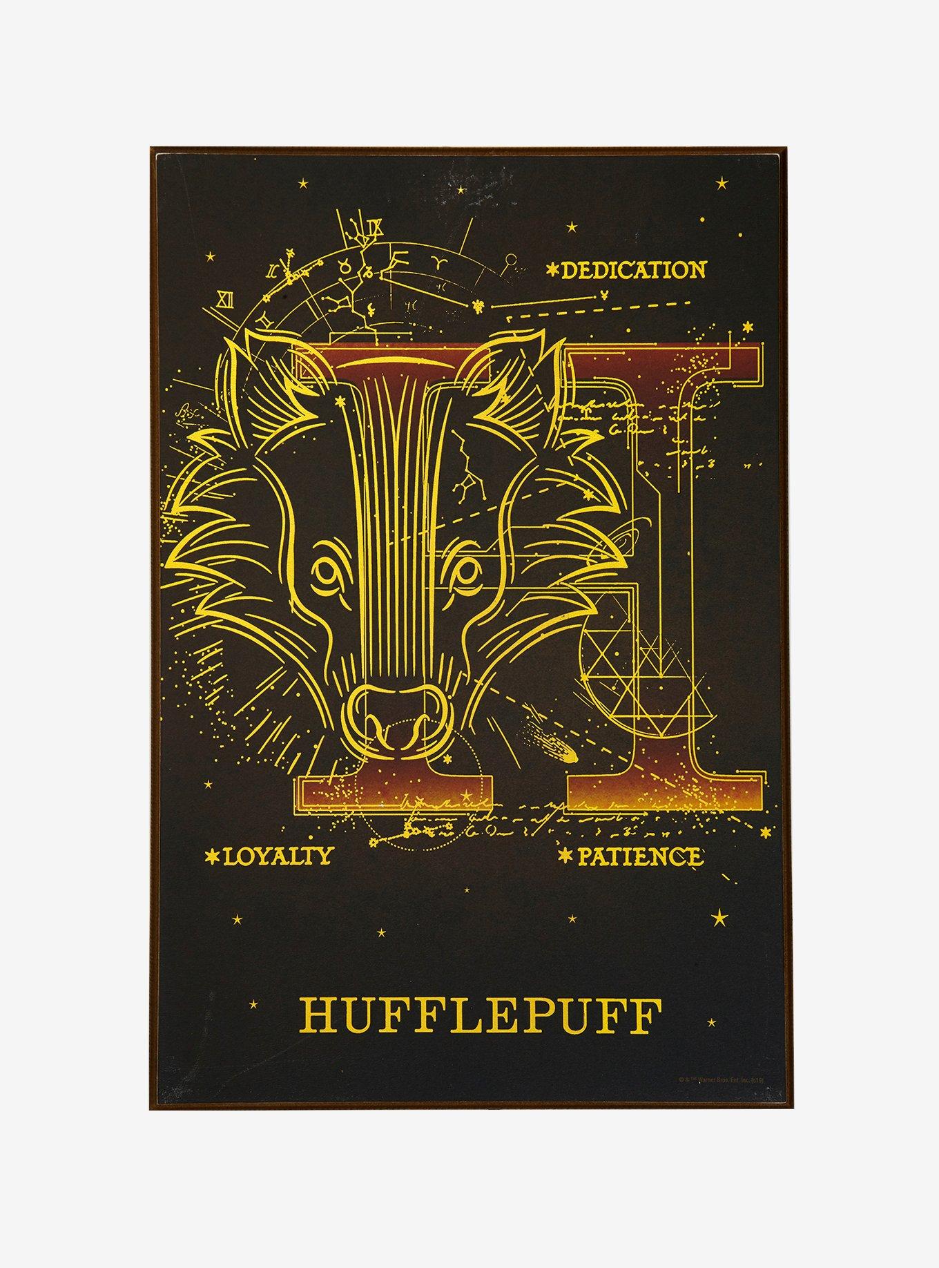 Harry Potter Hufflepuff Constellation Wood Wall Art, , hi-res