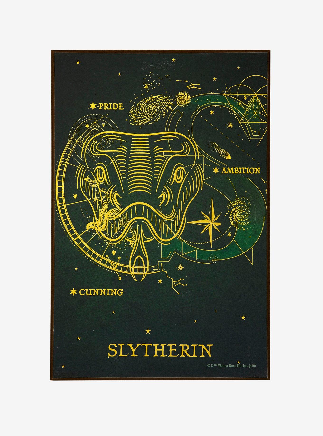 Harry Potter Slytherin Constellation Wood Wall Art, , hi-res