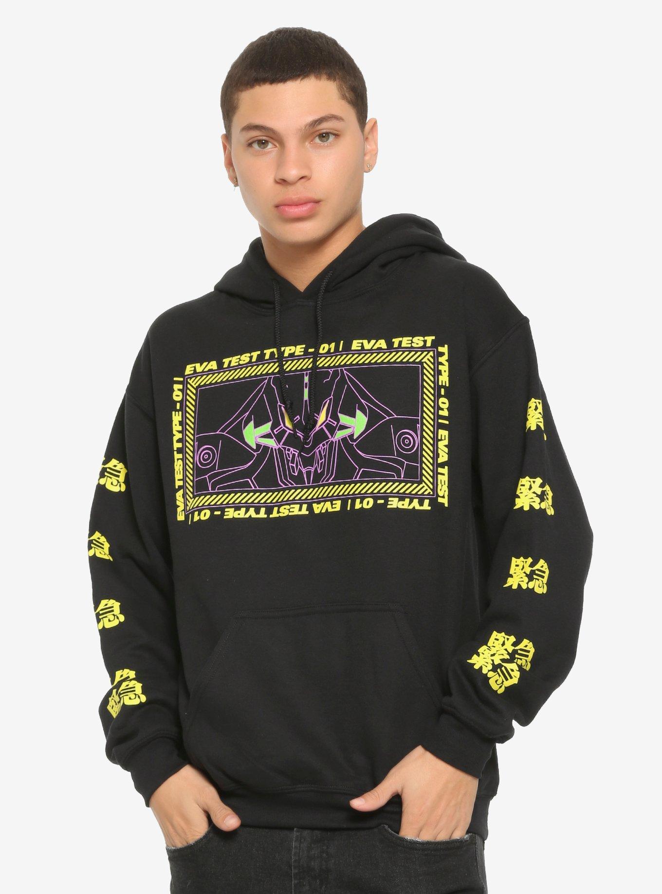 evangelion hoodie hot topic