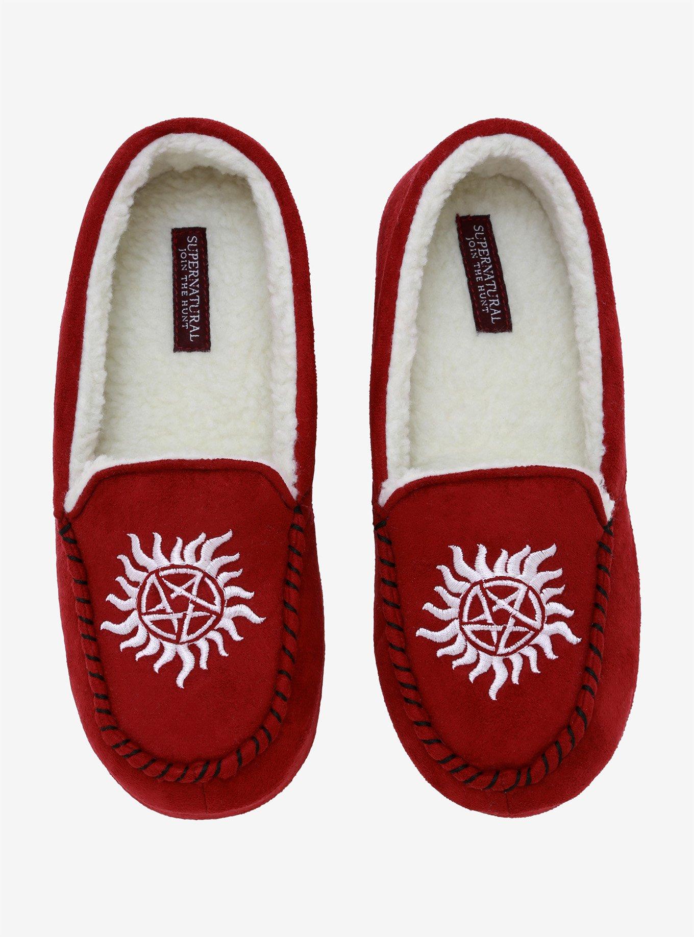 Supernatural Anti-Possession Moccasin Slippers, MULTI, hi-res