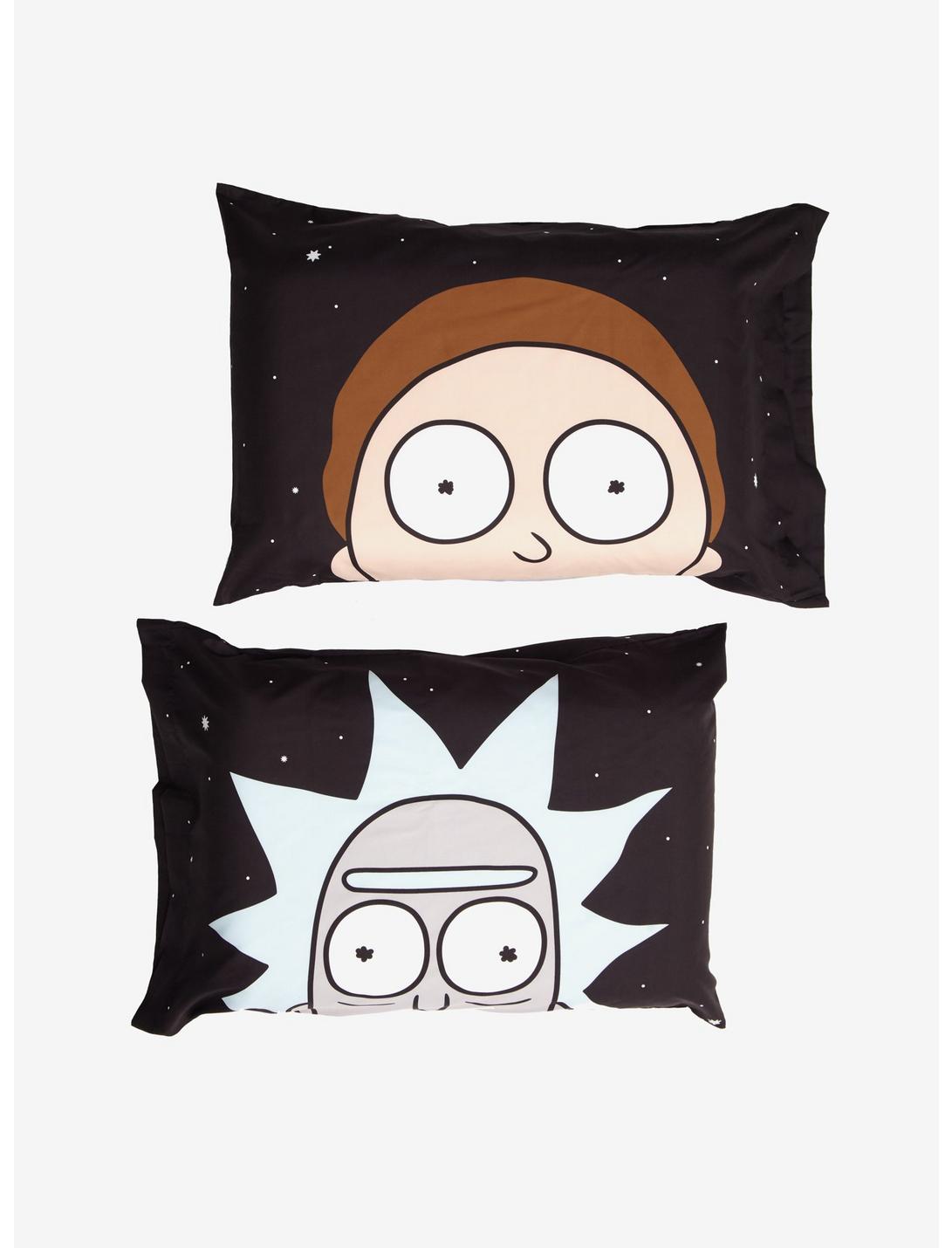 Rick And Morty Faces Pillowcase Set, , hi-res