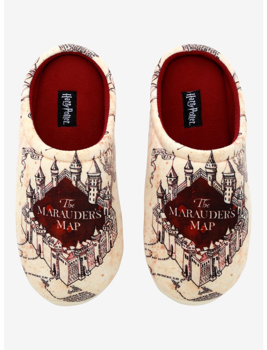 Harry Potter Marauder's Map Slippers, MULTI, hi-res