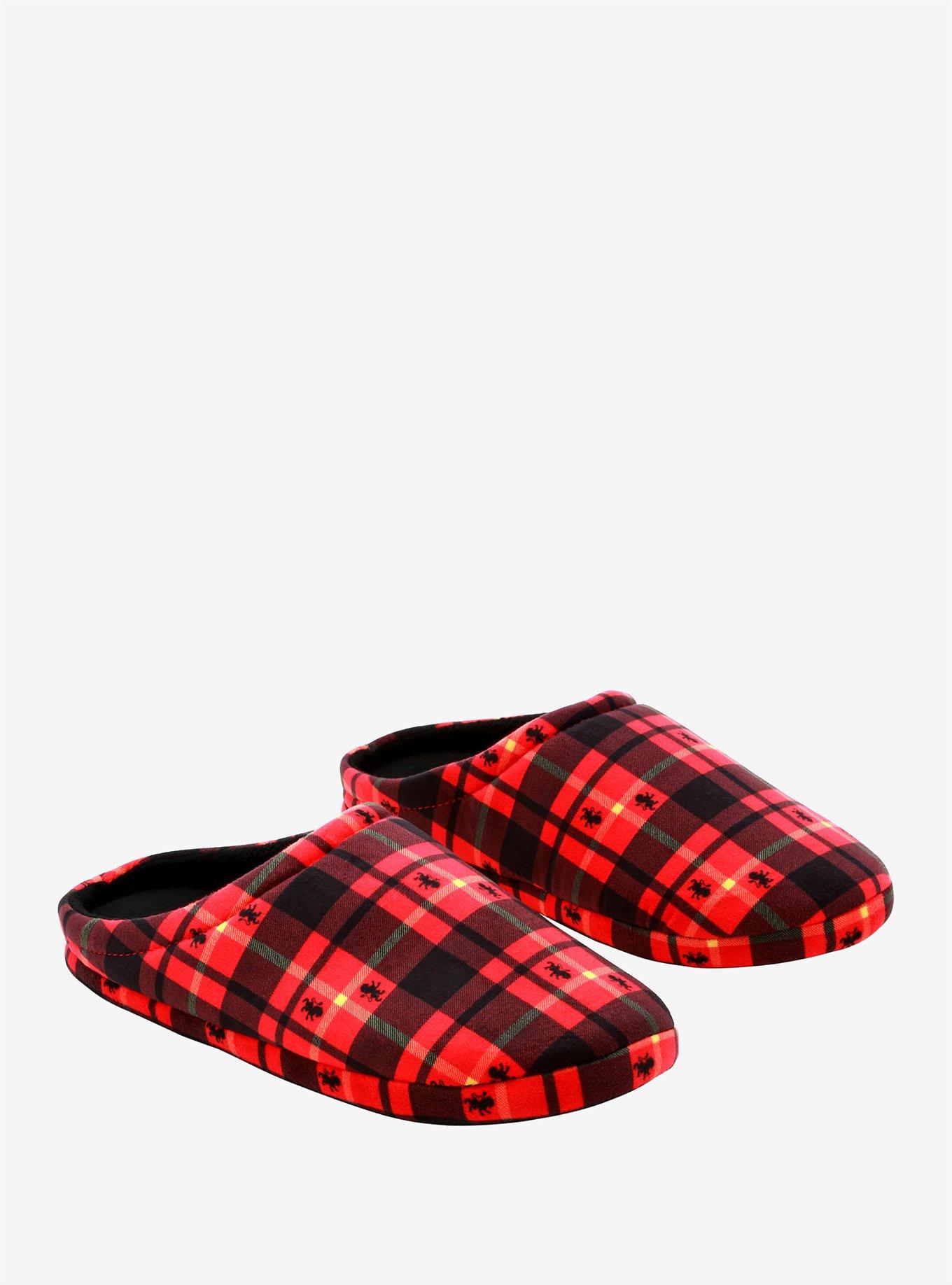 Harry Potter Gryffindor Plaid Slippers, MULTI, hi-res